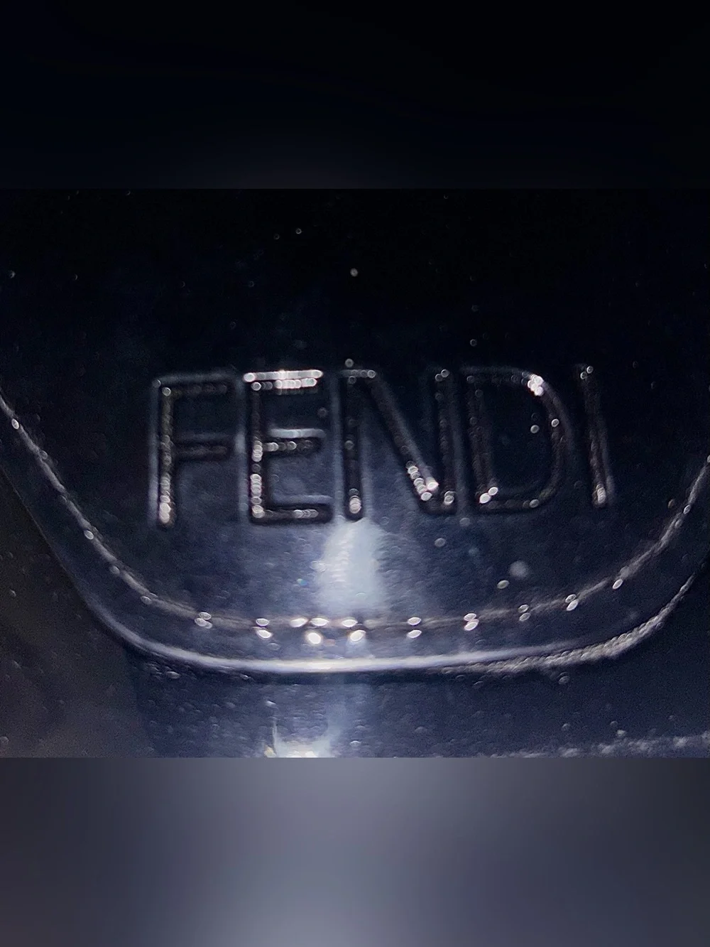 Fendi Glossy Black Patent Sunglasses Case